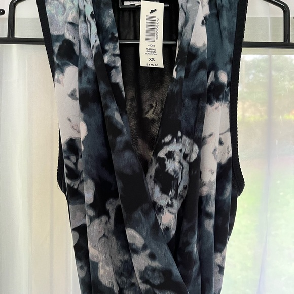 NWT Aritzia Wilfred Sabine Dress - Black/Oak - Picture 2 of 4